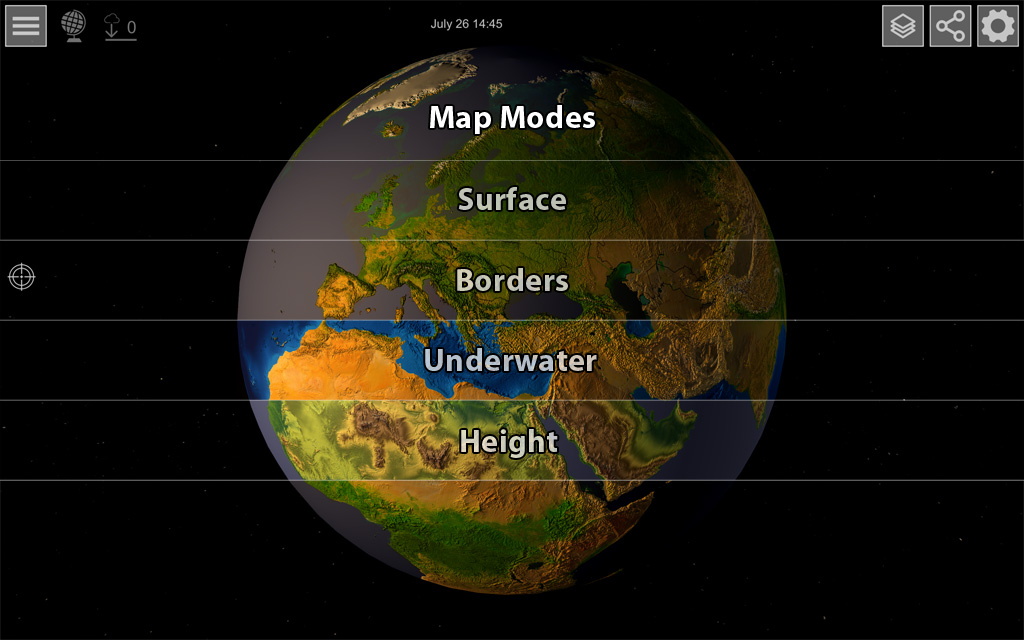 GlobeViewer - Global View: Map Modes GlobeViewer - Global View: Map Modes